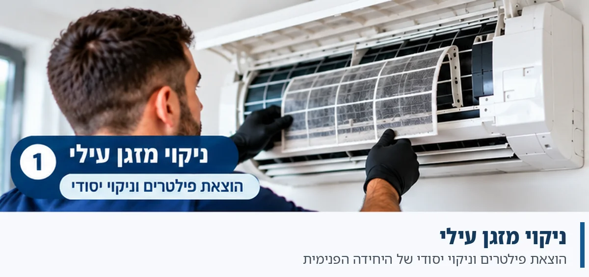 ניקוי מזגן עילי ניקוי מזגן עילי